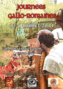 Affiche des Journées galloèromaines à Coriobona