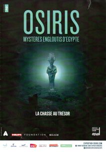 Affiche. Osiris: Mystères engloutis d'EGypte
